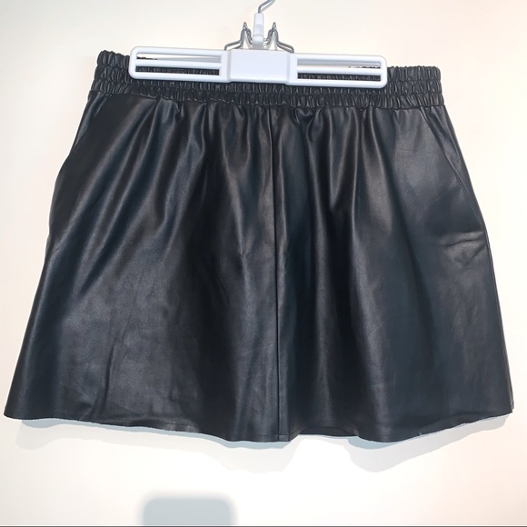 BCBG MaxAzria Faux Leather Mini Skirt - Picture 1 of 3